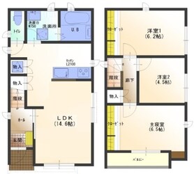 今羽駅前ドリームハウス A棟の物件間取画像